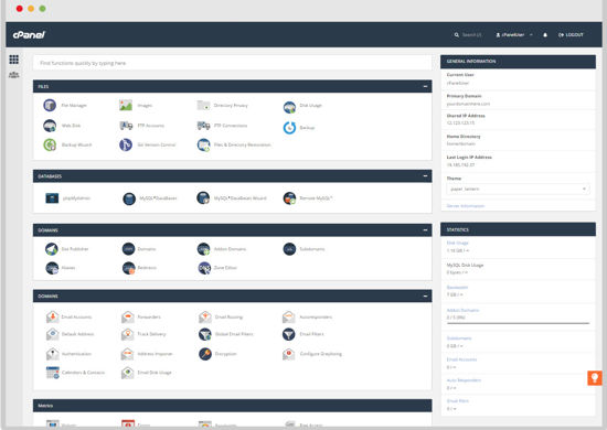 cPanel/WHM control panel