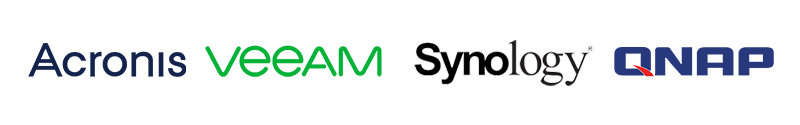 storage vps acronis veeam synology qnap